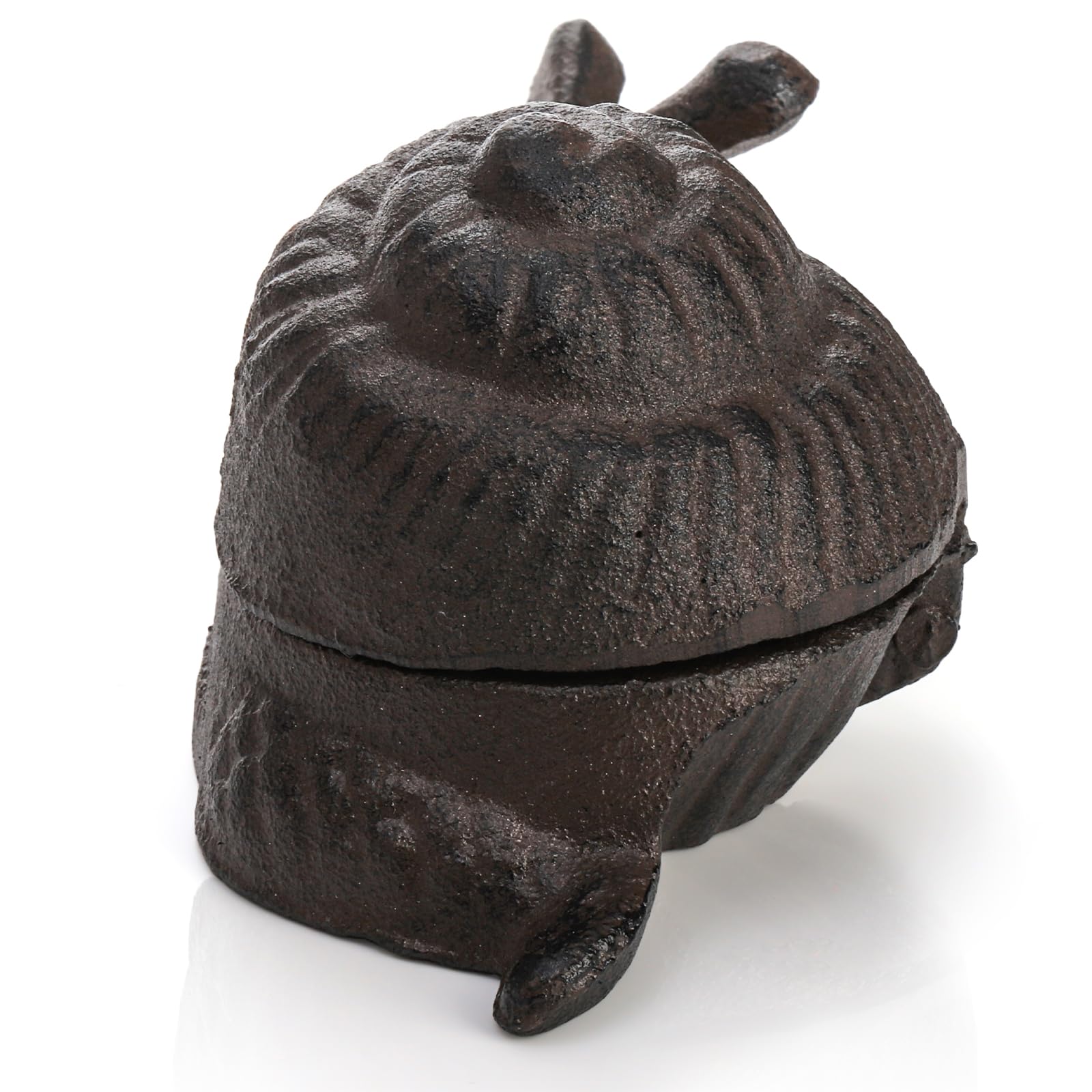 Pumtus Cast Iron Key Hider, Snail Hide-a-Key Holder, Outside Spare Key Hider Figurine, Small Snail Garden Statues Ornament, Decorative Jewelry Trinkets Box for Ear Studs Rings Paper Clips