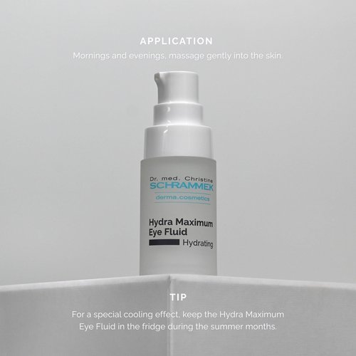 Hydra Maximum Eye Fluid (0.5 fl oz) - Reduces Fine Lines, Wrinkles & Dark Circles – Under Eye Treatment - Hyaluronic Acid - Eye Care - Dr. Schrammek
