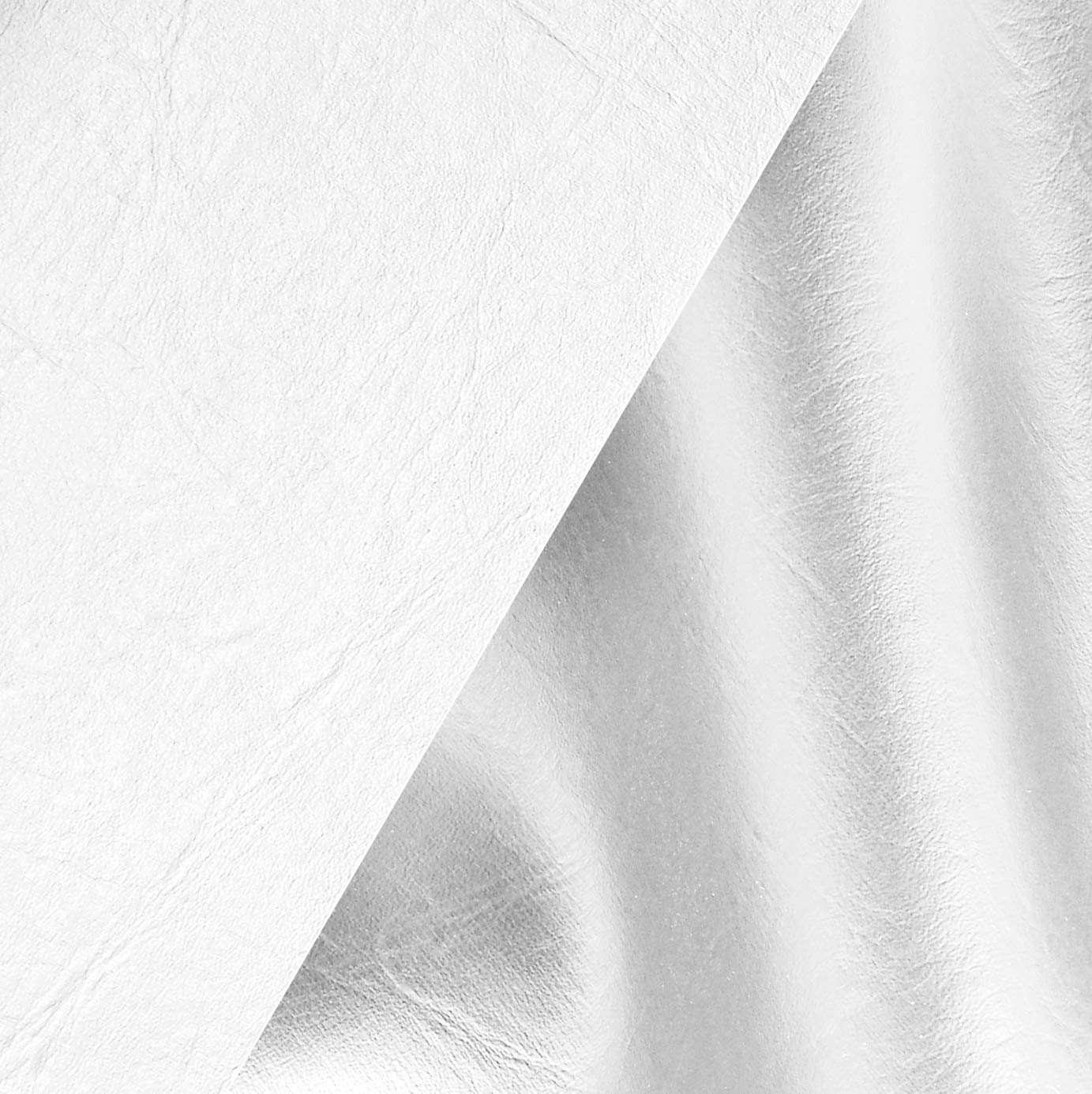 VViViD White Weatherproof Faux Leather Finish Marine Vinyl Fabric (5ft x 54)