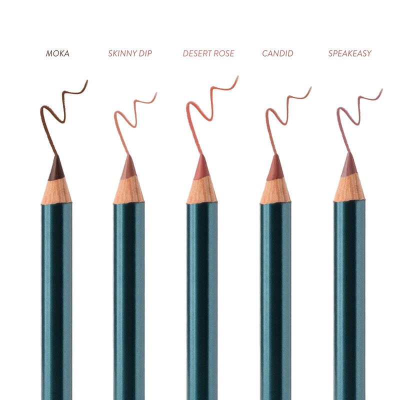 SOSHE Beauty - Soft Glide Lip Liner | Rich, Hydrating Formula | Glides Smoothly, No Skipping or Dragging | Cruelty-Free, Certified Plastic Negative (Speakeasy - Dusty Mauve)