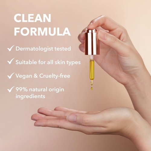 FOREO SUPERCHARGED Overnight Skin Repair Face Oil - Organic Vitamin E Oil with Avocado & Camellia Oil - Nourishing Facial Oil for Radiant, Smooth Skin - Vegan & Cruelty-Free - 1 fl. Oz