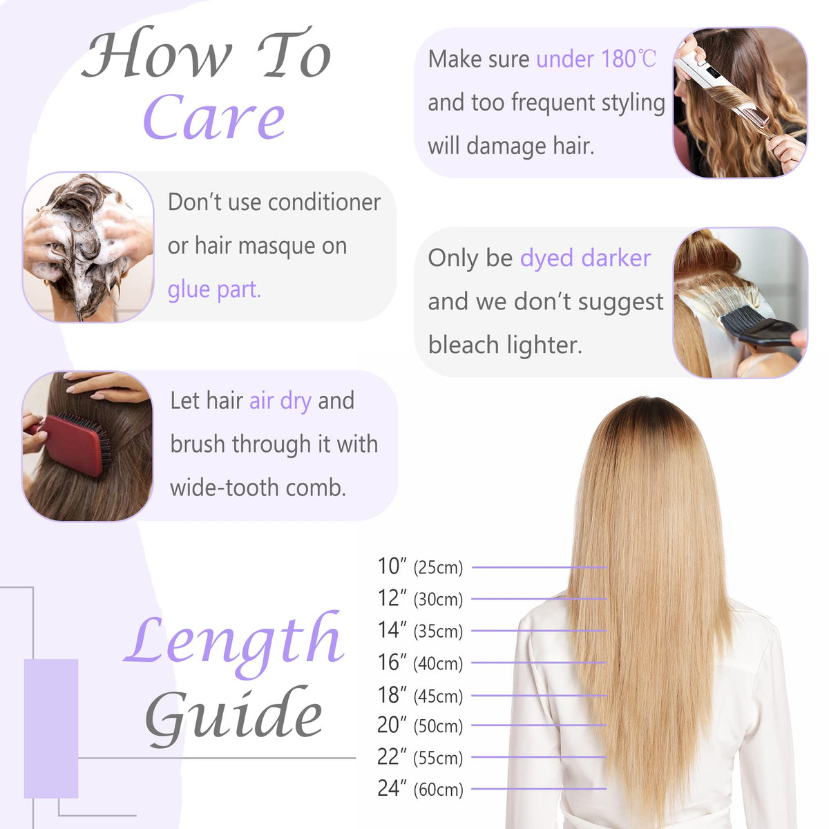 SEGO U Tip Hair Extensions Human Hair Keratin Pre Bonded Hot Fusion Nail Tip Balayage Natural Silky Straight Extensions 50 Strands 50g/Pack -14 Inch Medium Brown