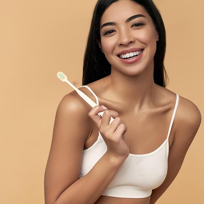 Soft Bristle Toothbrushes 3pcs Wide Thin Brush Head Adult Extra Soft Manual Toothbrushes for Home and Travel Gum Care