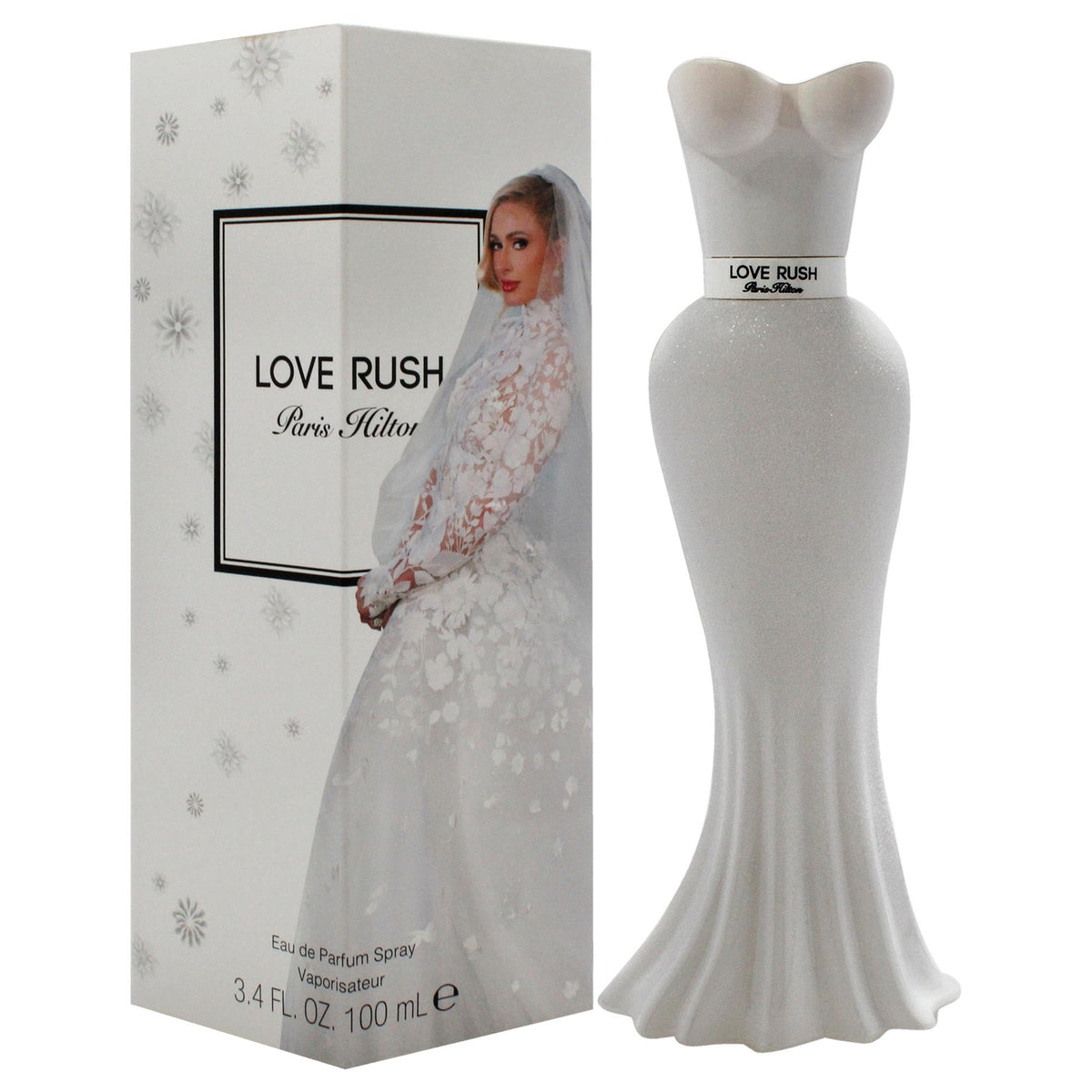 Paris Hilton Love Rush Eau de Parfum Spray Perfume for Women | Floral Fragrance | Notes of Italian Bergamot, Gardenia, Sandalwood and Vanilla | Intimate and Beautiful Long-Lasting Scent | 3.4 Fl Oz
