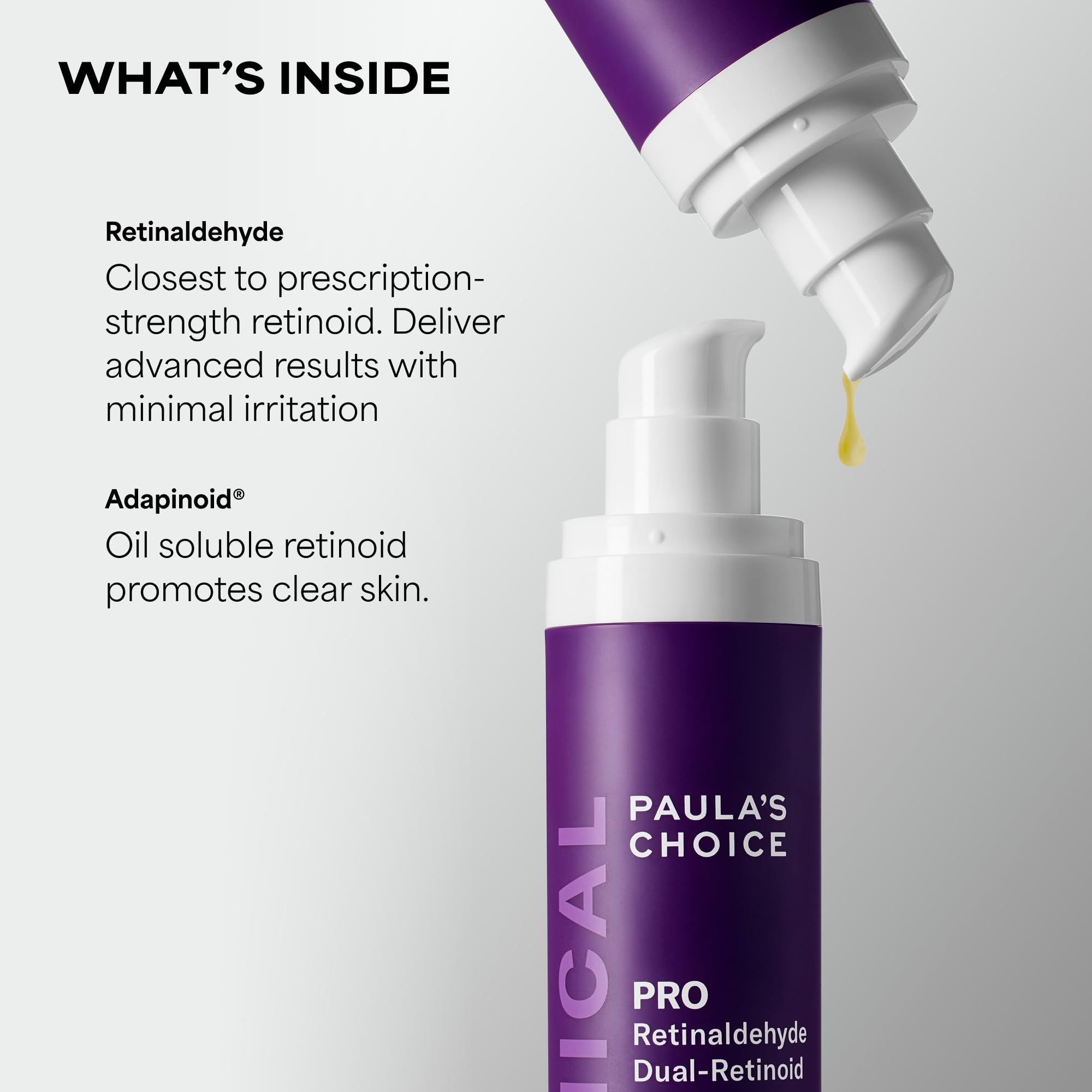 Paula's Choice Pro Retinaldehyde Dual-Retinoid Face Serum, 1 Fl Oz