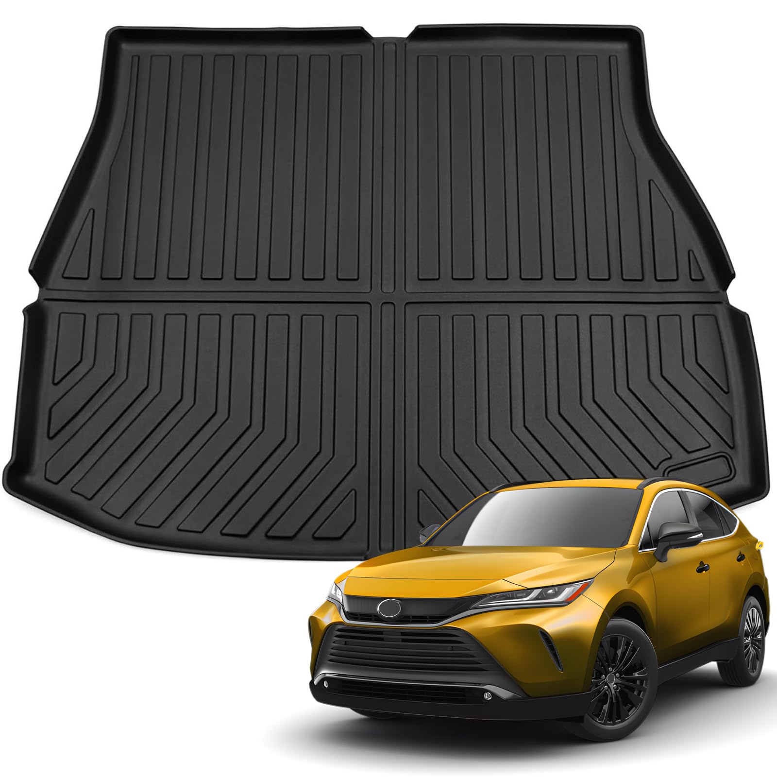 Kust Trunk Cargo Mat For Toyota Venza 2021-2025, All Weather Rear Cargo Liner For Toyota Venza Accessories