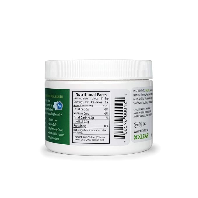 Spry Fresh Natural Xylitol Chewing Gum Dental Defense System - Aspartame-Free, Sugar-Free, Non-GMO, Gluten-Free (Variety Pack, 100 Count - Pack of 4)