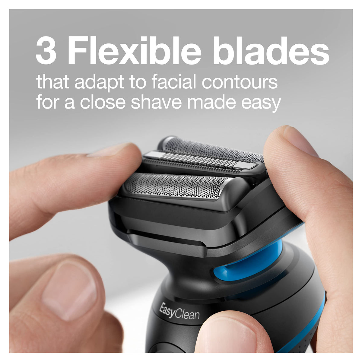 Braun Series 5 5018s Rechargeable Wet & Dry Men's Electric Shaver with Precision Trimmer