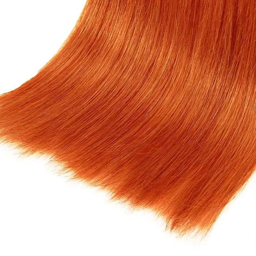 Giginger Brazilian Human Hair Bundles 16 18 20 inch Orange Straight Bundles 350 Color Ginger Orange Unprocessed Virgin Quick Weave Hair for Black Women