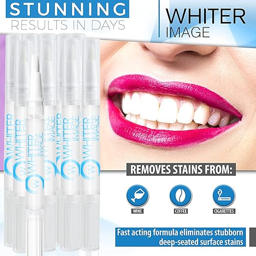 Mini Togo Teeth Whitening Pen 10 Pack, Erases Teeth Stains and Strengthens Enamel, Restorative Serum Gel That Reverses Enamel Damage from Bleaching On The Go for Up to 150 Applications