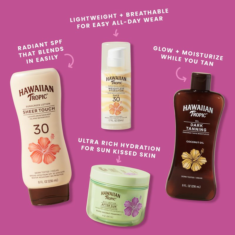 Hawaiian Tropic Tropical Lip Balm SPF 30 | SPF Lip Balm, Beach Essentials, Travel Sunscreen for Lips, Beach Necessities, Summer Essentials, Sunblock for Lips, Sun Protection, 0.14oz (Pack of 10)