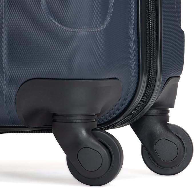 Kenneth Cole REACTION Out of Bounds Lightweight Hardshell 4-Wheel Spinner Luggage, Naval, 28-Inch Checked