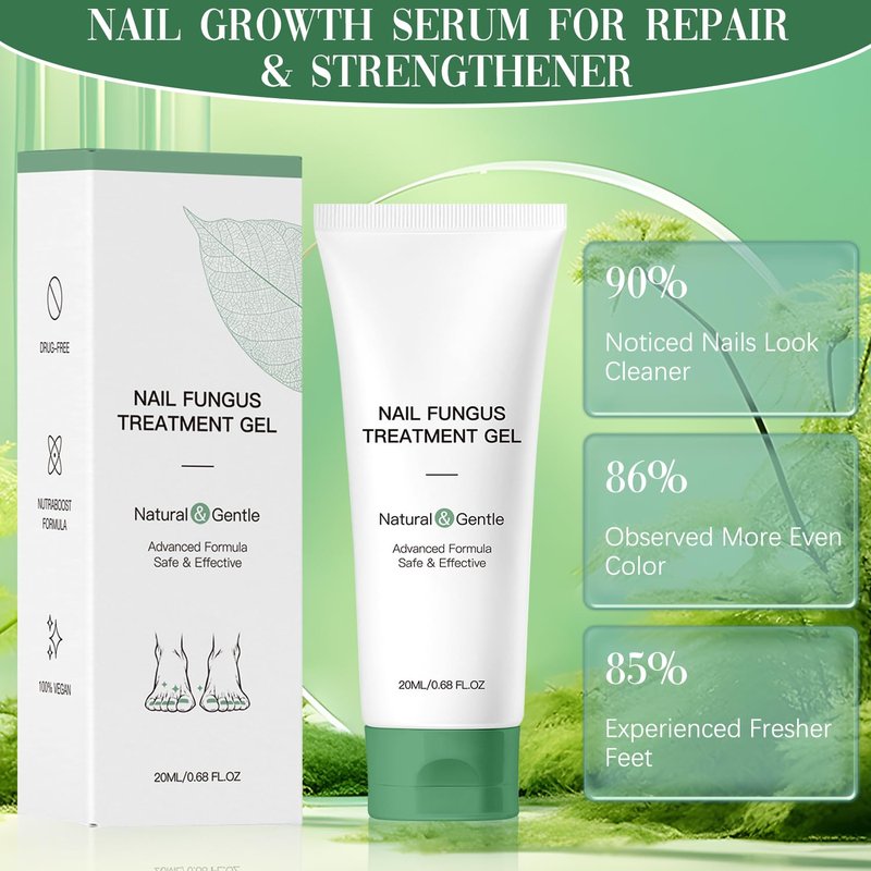 2PCS Nail Fungus Repair Gel – Multi-Purpose Nail Repair, Nail Growth Serum for Damaged Nail