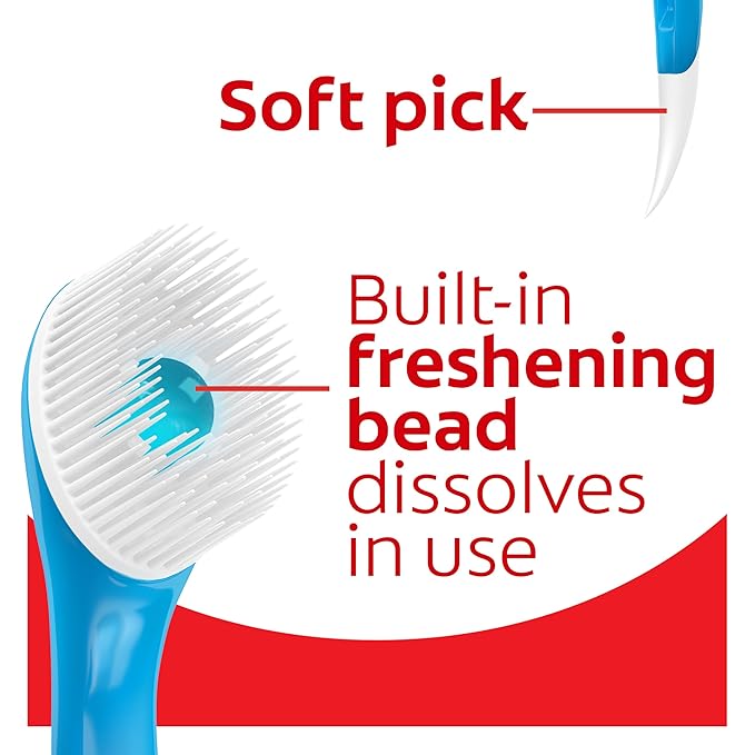 Colgate Max Fresh Wisp Disposable Mini Travel Toothbrushes, Peppermint, 24 Count (Pack of 4)