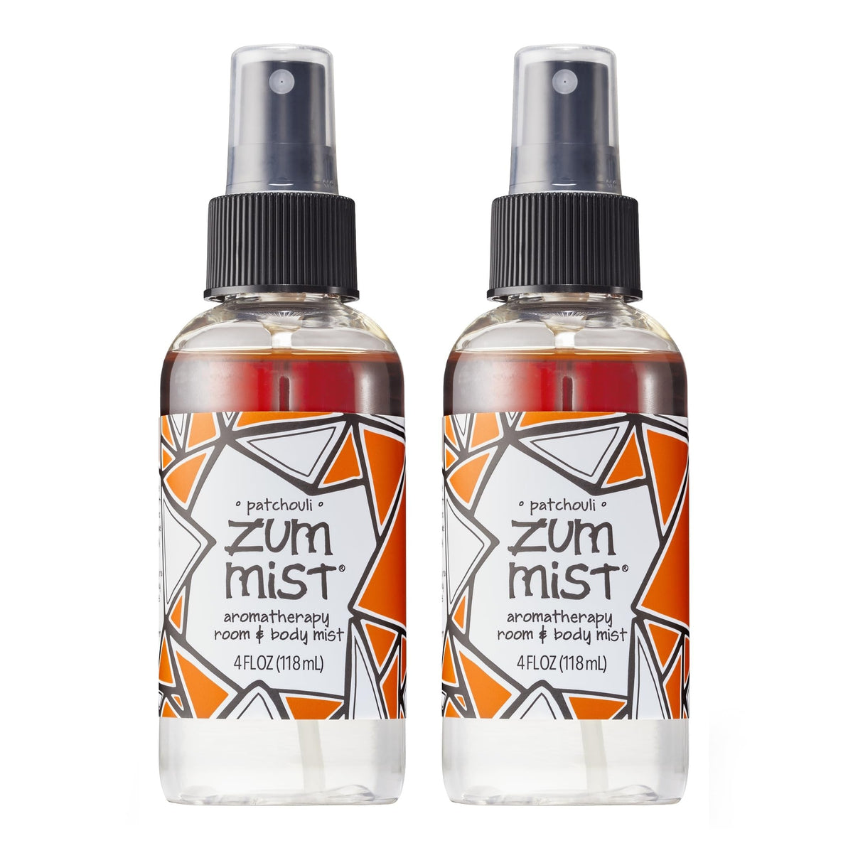 Indigo Wild Zum Mist Room & Body Spray - Aromatherapy Essential Oil Spray - Natural Body Mist & Room Spray - Patchouli Scent - 4 fl oz (2 Pack)
