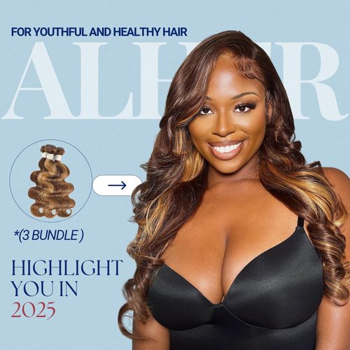ALHER 4/27 Honey Blonde Highlight Body Wave Closure 13x4 Lace Frontal Human Hair Ombre Colored Wavy 12A Virgin Remy Hair Undetectable Transparent Melt Ear to Ear Lace Frontal Closure 20 Inch