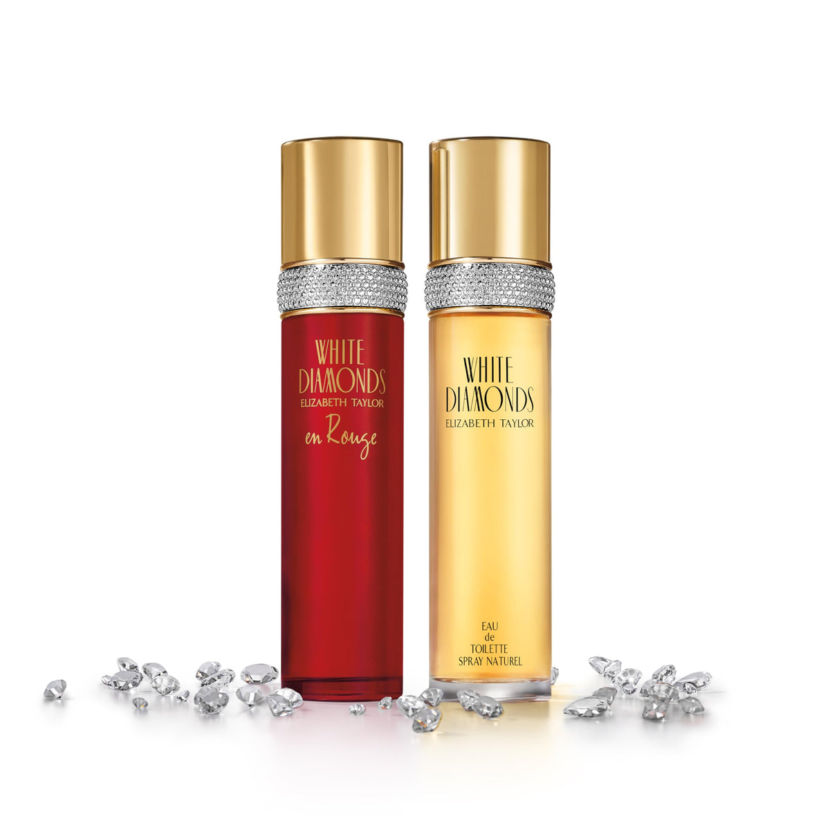Elizabeth Taylor Women's Perfume, White Diamonds En Rouge, Eau De Toilette EDT Spray, 3.3 Fl Oz