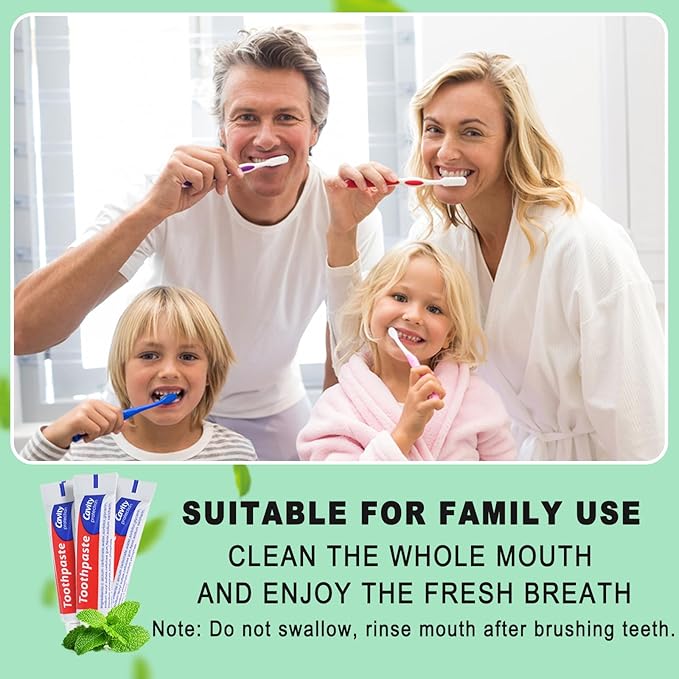 HAIFOTRVA 500 Tubes Bulk Travel Size Toothpaste,0.176 oz Extra Small Toothpastes Travel Size Bulk Mint Mini Disposable Toothpaste for Hotel,Guests,Homeless,Charity(Too Small, Only Good for Single Use)