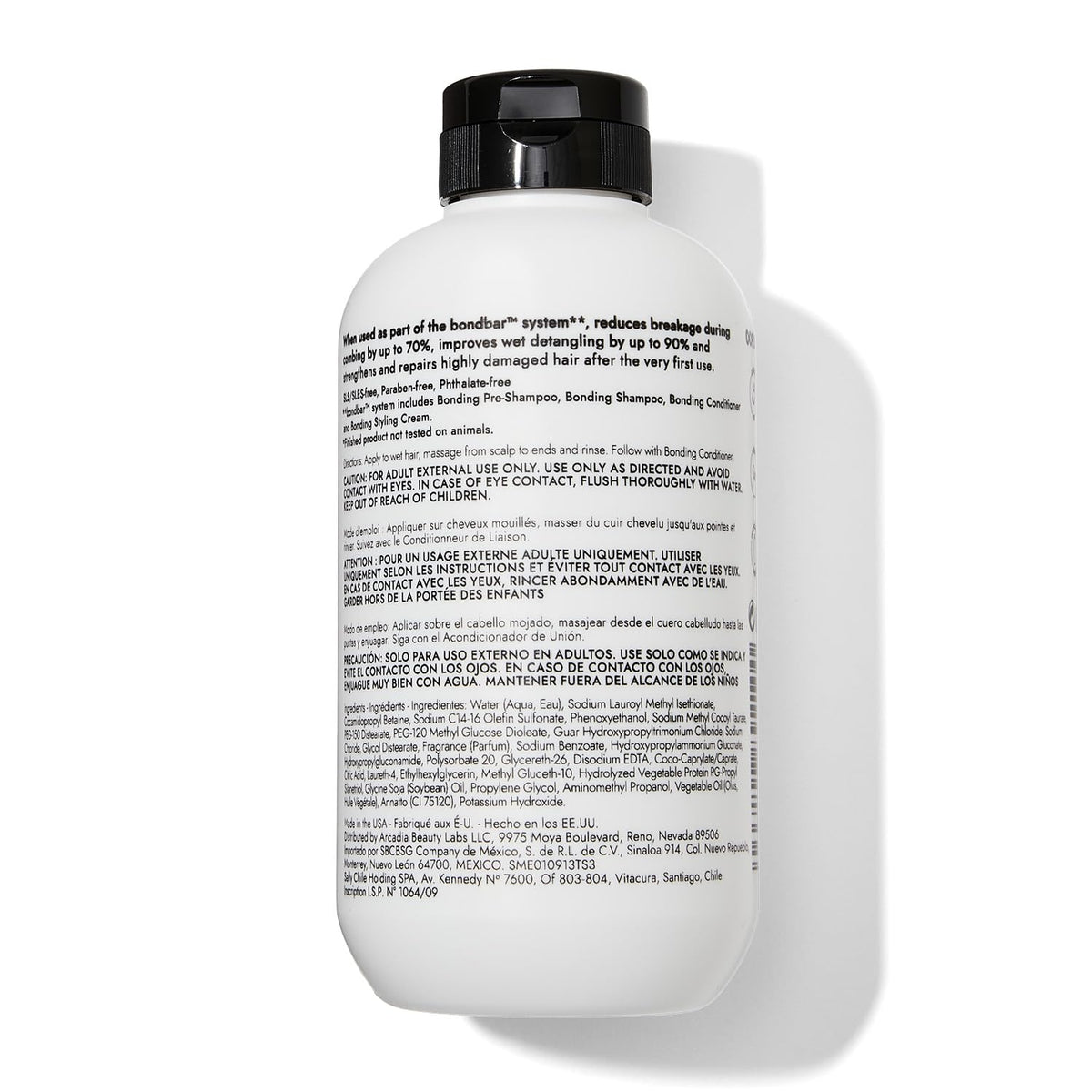 Bondbar Repairing Shampoo, Protects, Strengthens & Hydrates All Hair Types & Textures, Prevents Flyaways & Frizz, Adds Moisture & Shine, Vegan, CrueltyFree, 8 Fl. Oz.