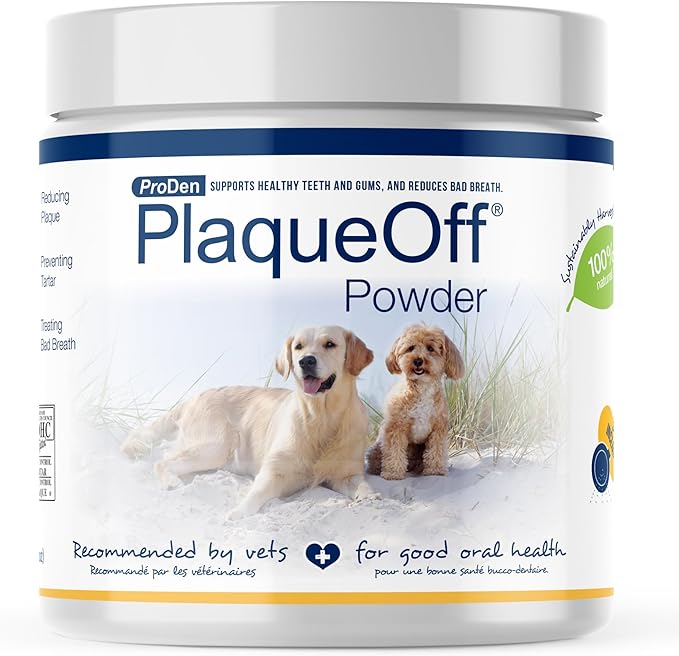 ProDen PlaqueOff Powder – Supports Normal, Healthy Teeth, Gums, and Breath Odor in Pets – 420 g