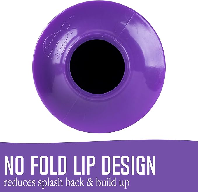 JS Jackson Supplies Professional Bellows Accordion Toilet Plunger Parent (Purple)