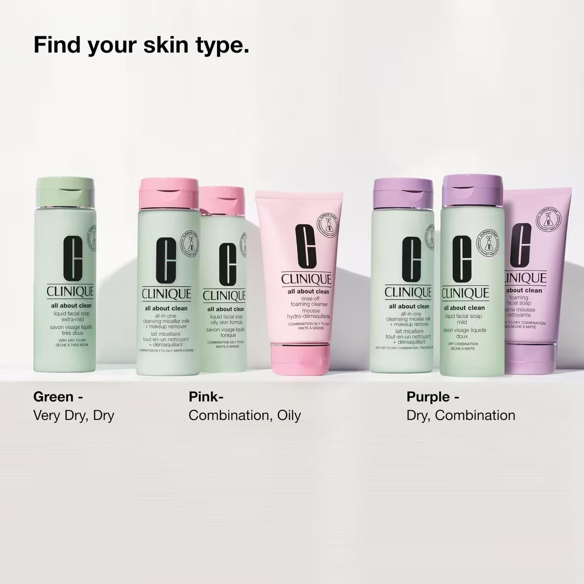 Clinique All About Clean Rinse-Off Foaming Face Wash | Face Cleanser With Hyaluronic Acid + Glycerin For Oily Skin Types | Dissolves Makeup + Sunscreen, 5 Fl Oz