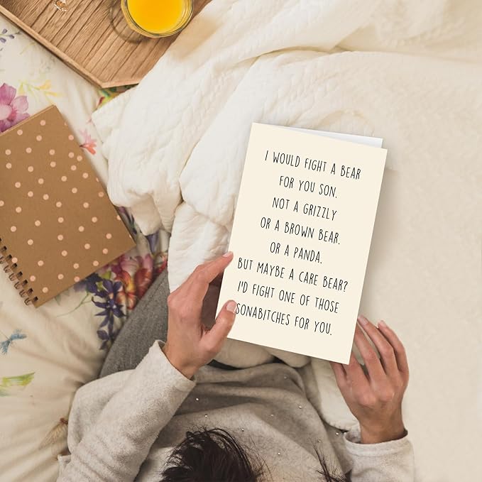 Funny Birthday Card for Son, Birthday Gifts for Son Adult from Parents, Gifts for Him