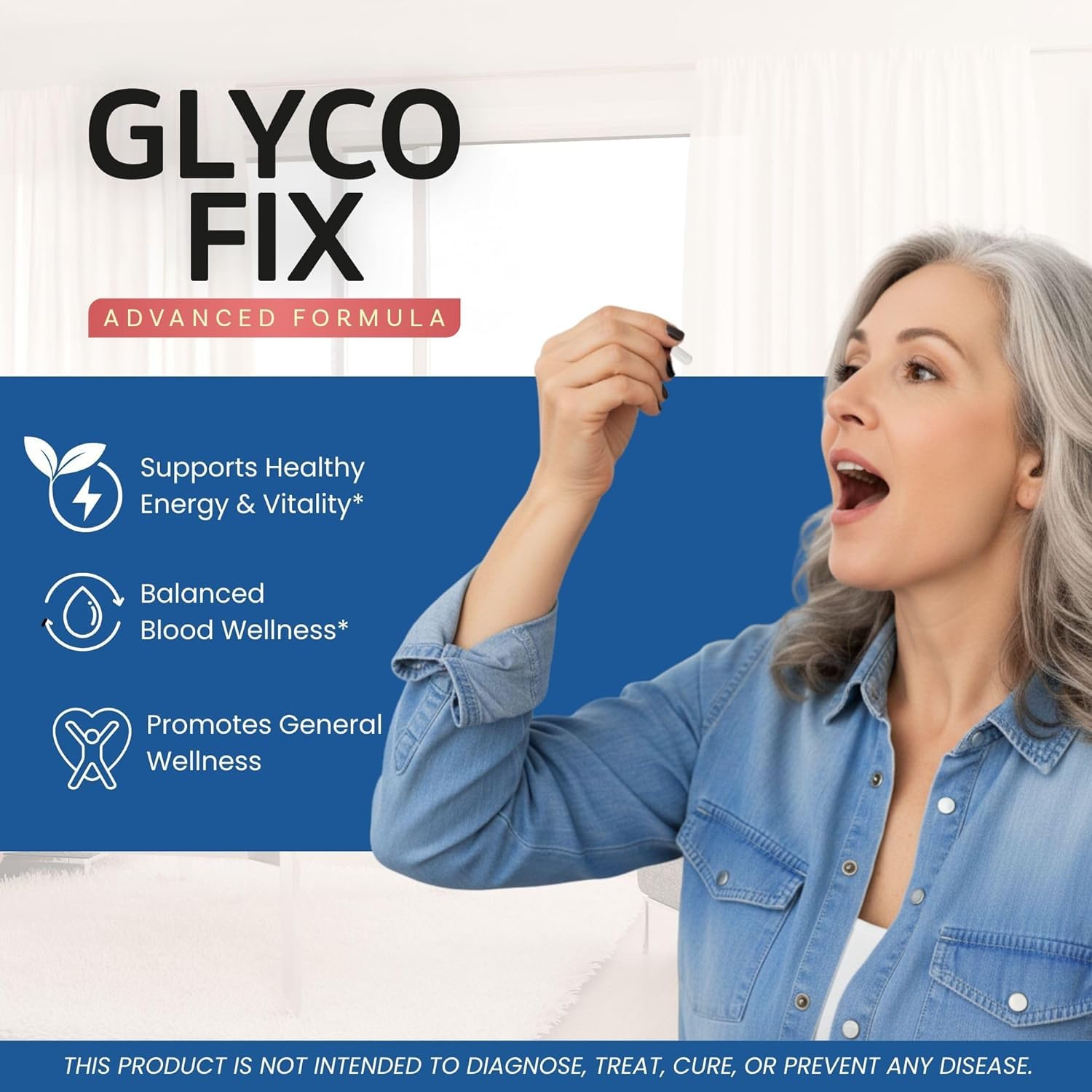 (5 Pack) Glyco Fix Capsules - GlycoFix Advanced Supplement, All Natural Formula to Maintain Healthy Levels, Maximum Strength Daily Formula, Gyco Fix Capsules Reviews - 300 Capsules for 5 Months