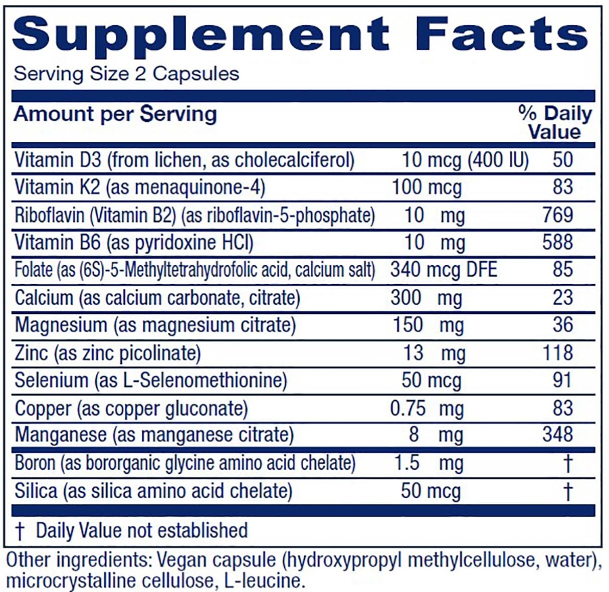 Vitanica, OsteoBlend, Bone Support, Vegan, 240 Capsules