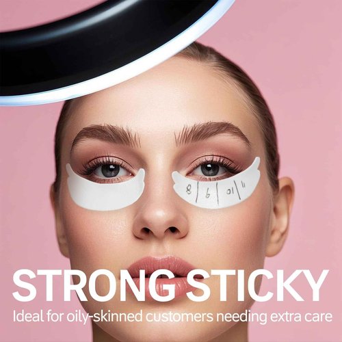 Eye pads lash extensions(1000 Pcs) - Akissos Premium White Foam Under Eye Patches,Eyepads with eye care for lash extensions | Lift | Tint | Remove, Beauty Tools, Elastic, Thick, No expiry & No Slip