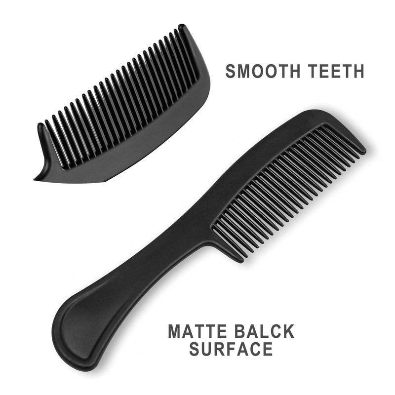 Gisdo 50 Pcs Hair Brush Combs Set in Bulk for Homeless Individually Wrapped Curly Thick Long Smoothing Hair Brush Detangling Hairbrush for Women Kids Hotel Homeless Nursing Charity (Black)