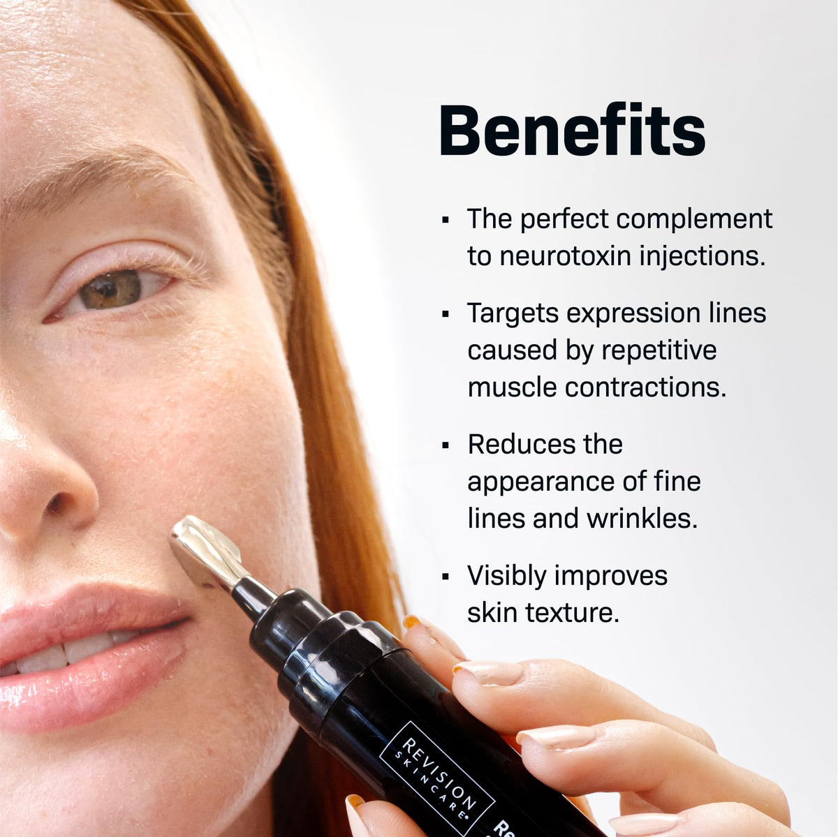 Revision Skincare Revox™ Line Relaxer, Targeted Under Eye Serum with Hyaluronic Acid, Improves Fine Lines and Wrinkles, 0.25 oz