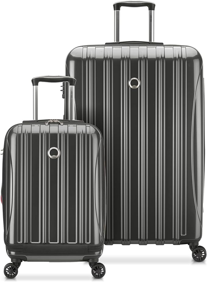 DELSEY PARIS Helium Aero Hardside Expandable Luggage with Spinner Wheels, Brushed Charcoal, 2-Piece Set (19/28)