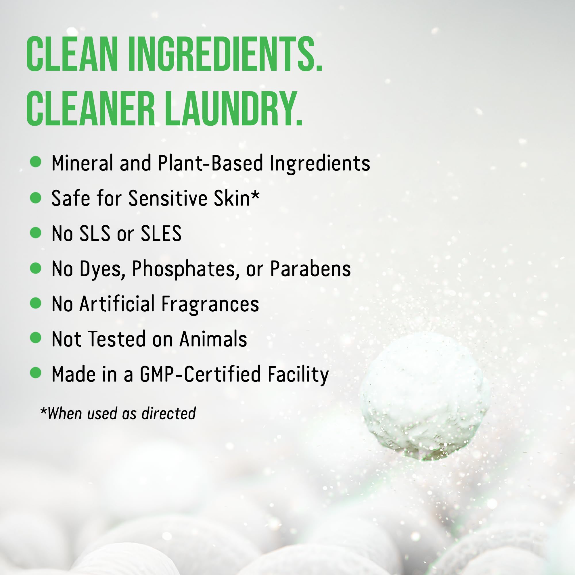 Rockin' Green Laundry Detergent, Plant based, All Natural Laundry Detergent Powder, Vegan and Biodegradable Odor Fighter, Safe for Sensitive Skin (Active Wear 120 Loads - Unscented)