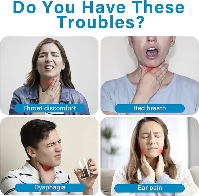 Tonsil Stone Mouthwash, Tonsil Stone Remover Helps Remove Stones, Eliminate Bad Breath, Soothe Throat & Relieve Dry Mouth