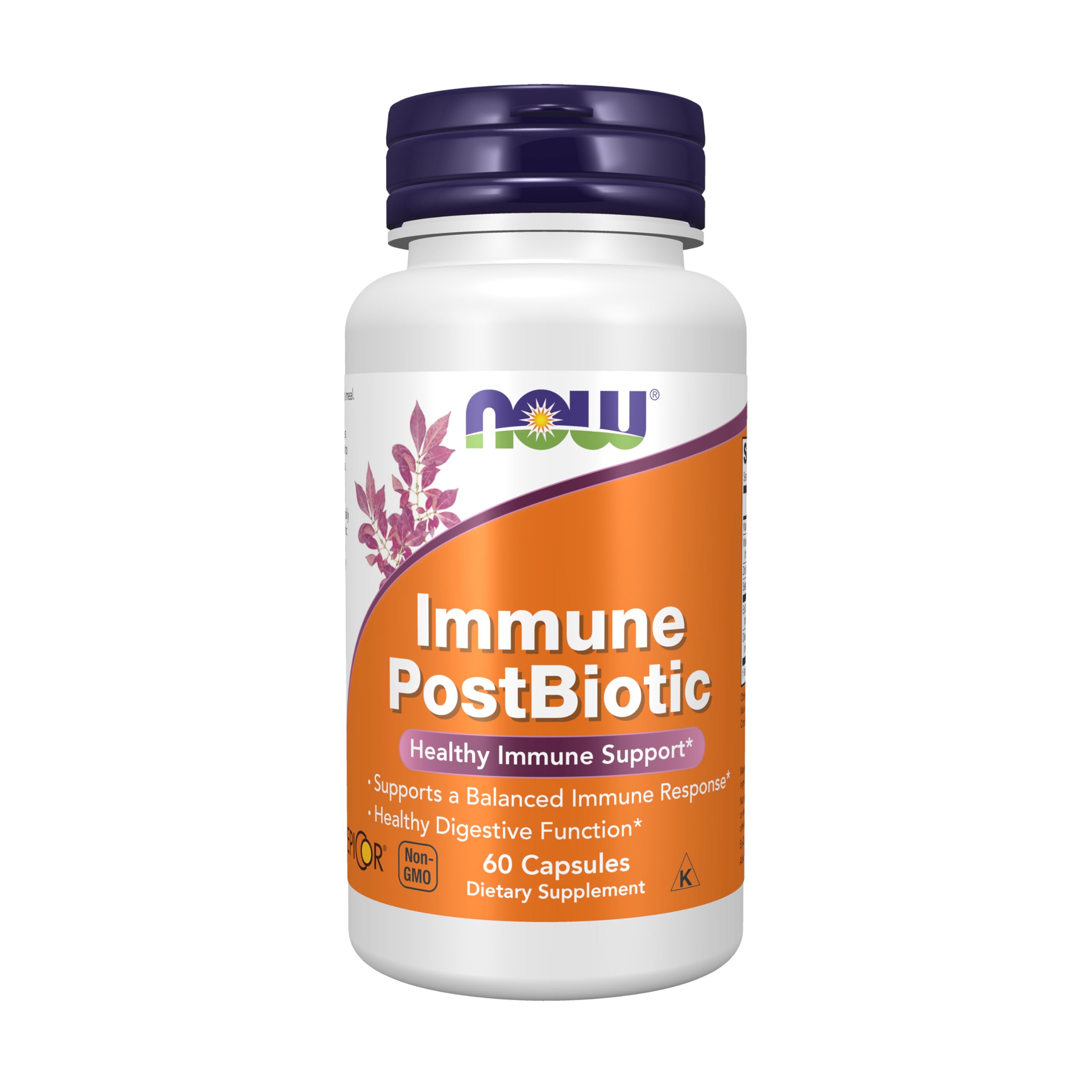 NOW Supplements, Immune PostBiotic, Healthy Immune Support*, 60 Capsules