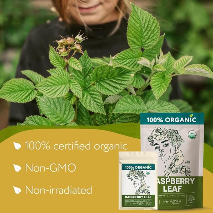 Super Value Pack 5 LB - Raspberry Leaf Tea - Womens Tea, Reproductive Health - Ease PMS Sympoms, Menstrual Cramps