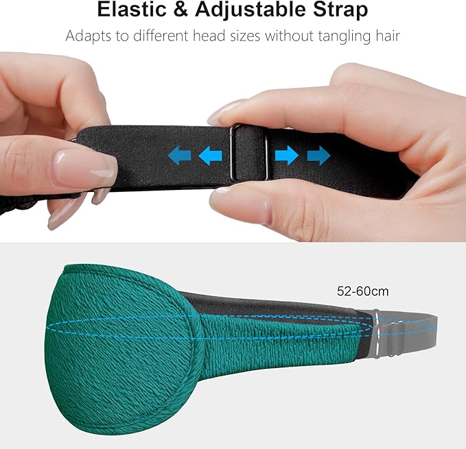 Gritin 100% Blackout Sleep Eye Mask for Women Men,Zero Eye Pressure Sleeping Mask-Ergonomic Design 3D Cutout Eye Movement and Eyelash Friendly Night Blindfold,Soft&Comfortable for Sleeping-Navy Blue
