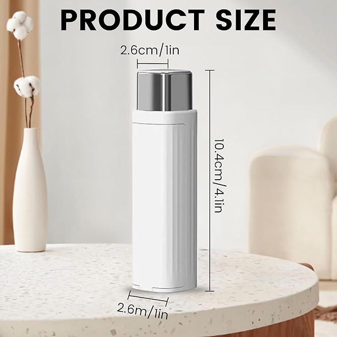Portable Floss Dispenser with 100 Pcs Dental Floss, 2026 New Dental Floss Dispenser Dental Floss Picks Case, Refillable Automatic Travel Floss Pick Organizer Pocket Floss Boxes (3 Pcs White)