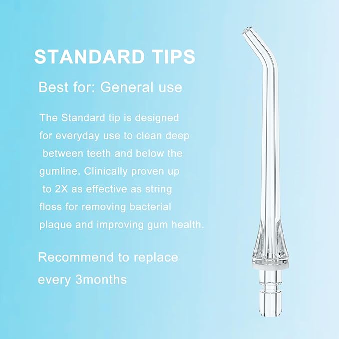 Replacement Heads for Onlyone Water Flosser, Only Compatible Onlyone FC5090 Water Flosser Replacement Tips Oral Irrigator Jet Tip(5 Tips Combo)