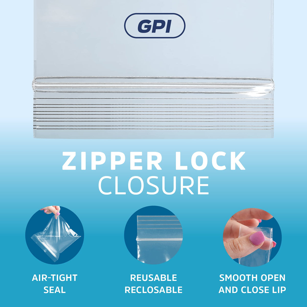2" x 3" Small Reclosable Zip Bag - Heavy-duty 4 Mil, Bulk Case of 4,000 - Clear, Resealable Zip Top Lock for Storage & Packaging Food, Nuts, Bolts & Screws.
