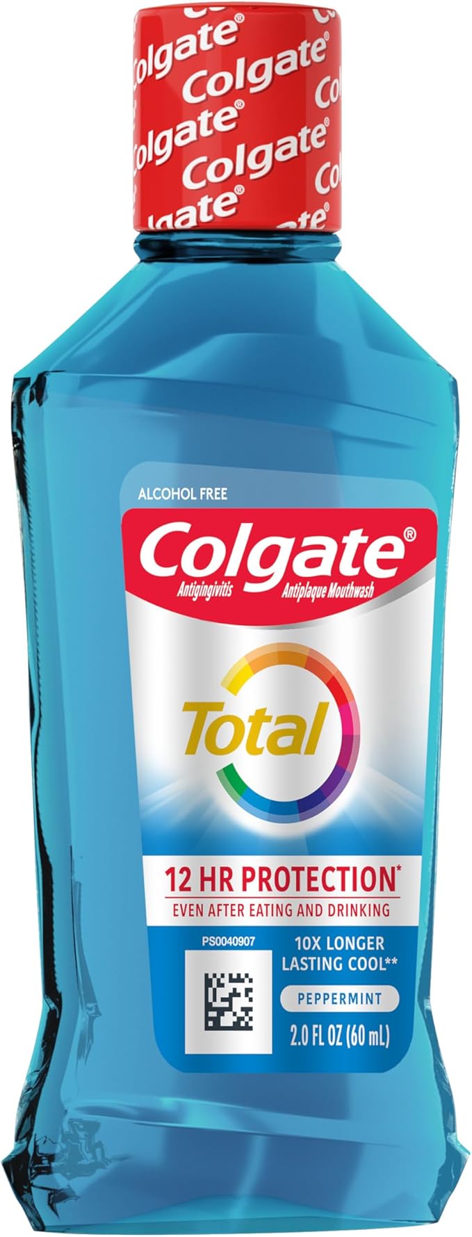 Colgate Total Advanced Pro-Shield Mouthwash, Peppermint - 60mL