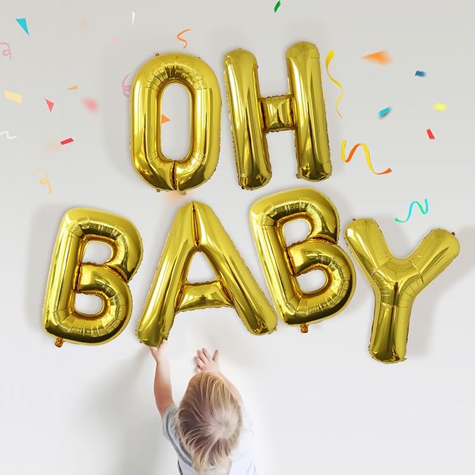 Letter Balloons Gold Party Balloon - 40 Inch Large Gold Letter B Balloon, Letter Balloon Birthday Decorations, Balloon for Women Men Anniversary Party Decorations Supplies