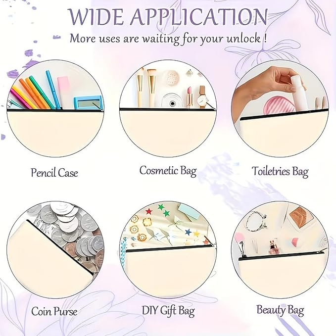 GRITOSE Spring Small Makeup Bag Cute Cattle with Brown Bow designs Cosmetic Bag Work Toiletry Bags Accessories for Family Friend Student Workday Birthday Gift Travel Pouch with Zipper