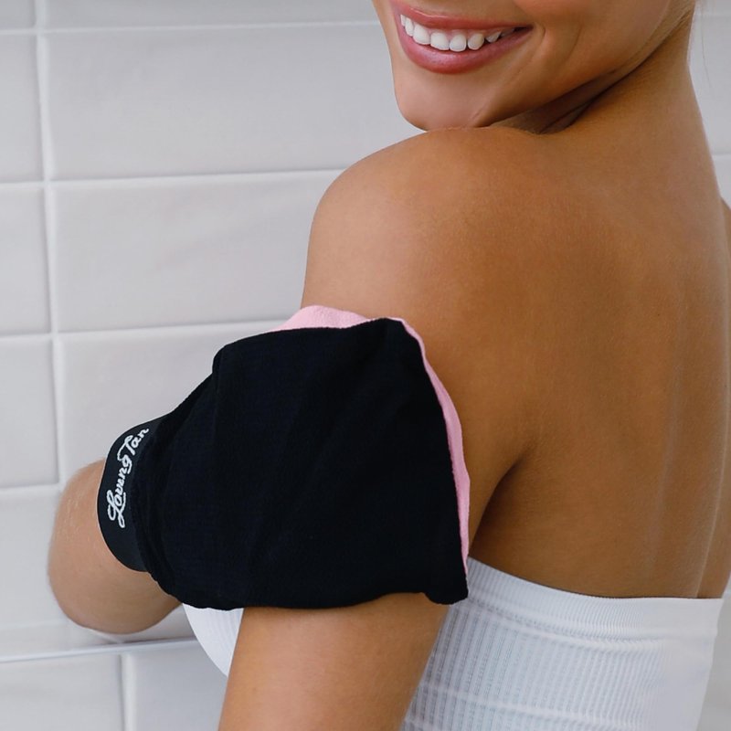 Loving Tan Reusable Self Tanner Removing & Skin Polishing Glove, Exfoliating With Light & Heavy Options, Washable & Durable Design, Suited for All Skin Types - 1 ct.