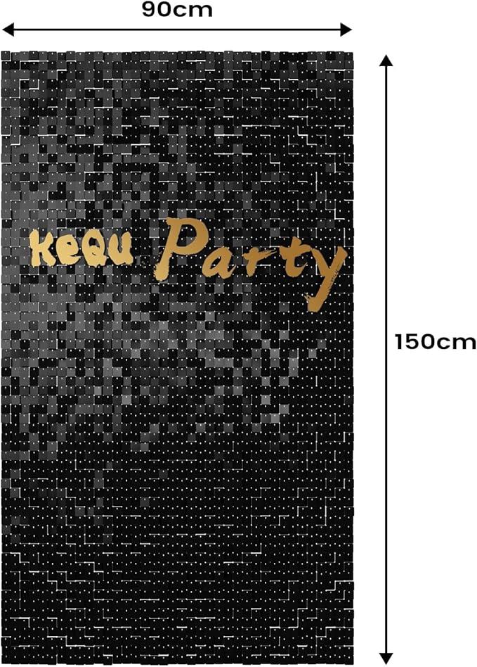 Shimmer Sequin Wall Backdrop Panels, 12pcs DIY Party Decor for Wedding, Birthday, Graduation, Anniversary, Engagement, Holiday & Home Decoration