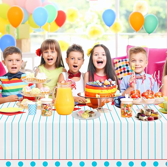 6PCS Notebook Theme Tablecloth Preschool Kindergarten Party Tablecover First Day to School 51x86 Inch Large Disposable Rectangle Notebook Tablecloth Cover for Back to School Educational Decorations