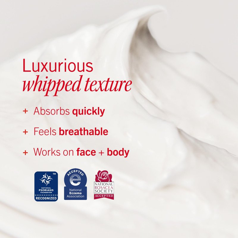 First Aid Beauty - Ultra Repair Cream - Intense Hydration Face & Body Moisturizer - Whipped Colloidal Oatmeal Clinically Proven to Strengthen Skin Barrier in 7 Days - Helps Relieve Eczema, 6 oz