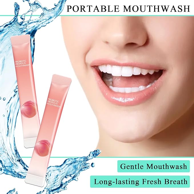Travel Size Mouthwash,Mini Mouthwash Travel Size Bulk Portable Mouth Wash Set,Individual Small Travel Mouth Wash Packets for Fresh Breath(Pack of 60) A6