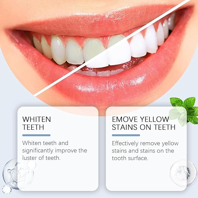 HydroxyapatiteToothpastes,7.5% hydroxyapatite Toothpaste,for Enamel Protection and Tooth Strengthening, Gentle Mint, Fresh Breath, Daily Use for Oral Health（2pcs）
